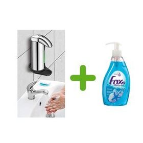 Sıa Sensörlü Fotoselli 14x10x22 cm Sıvı Sabunluk + 400 ml Sıvı Sabun