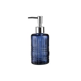 Sia Yıldız Desenli Mavi 300 ml 6,8x17,6 cm Cam Sıvı Sabunluk