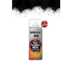 Sibax 400 ml Isıya Dayanıklı Siyah Sprey Boya