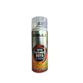 Sibax 400 ml Isıya Dayanıklı Siyah Sprey Boya