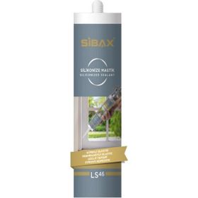 Sibax Beyaz 450 gr Silikonize Mastik
