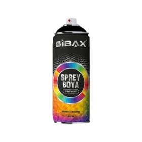 Sibax Parlak Siyah 400 ml Sprey Boya