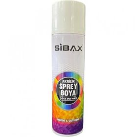 Sibax Ral 9005 Siyah 250 ml Akrilik Sprey Boya