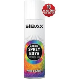 Sibax RAL9005 Siyah 250 ML Akrilik Sprey Boya
