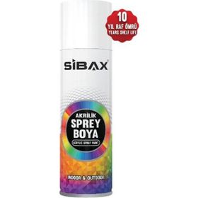 Sibax RAL9010 Beyaz 250 ML Akrilik Sprey Boya