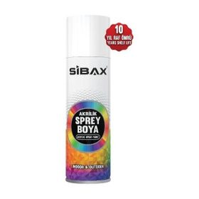 Sibax RAL9010 Beyaz 250 ML Akrilik Sprey Boya