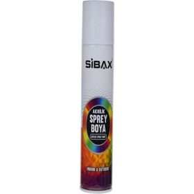 Sibax RAL9010 Beyaz 250 ML Akrilik Sprey Boya