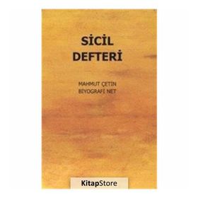 Sicil Defteri - Mahmut Çetin