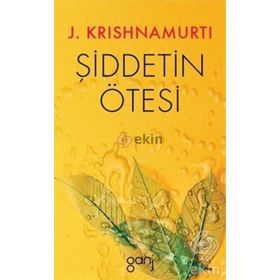 Şiddetin Ötesi - Juddi Krishnamurti