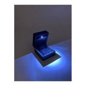 Side Gold Kuyumculuk Işıklı Işıklı Mücevher Kutusu Işıklı Yüzük Kutusu