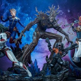 Sideshow Collectibles Groot & Rocket Racoon Premium Format Figure