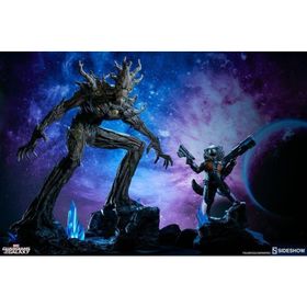 Sideshow Collectibles Groot & Rocket Racoon Premium Format Figure