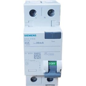 Siemens 2x63 A 30 Ma 5 Adet Kaçak Akım Rölesi