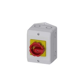 Siemens 3LD2264-0TB53 3x32A. Sarı Kırmızı IP65 Kutulu Şalteri