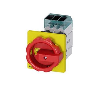 Siemens 3LD3254-0TK53 3x32A Sarı Kırmızı Emniyet Şalteri