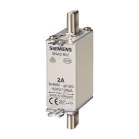 Siemens 3NA3802 2A 21 mm Steatit Seramik Gövdeli NH Bıçaklı Sigorta Buşon