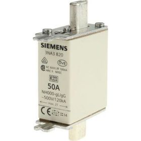 Siemens 3NA3820 Steatit Gövdeli NH-Bıçaklı 50A Sigorta