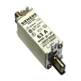 Siemens 3NA3822 Steatit Gövdeli NH-Bıçaklı 63A Sigorta