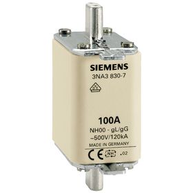 Siemens 3NA3836 Steatit Gövdeli NH-Bıçaklı 160A Sigorta