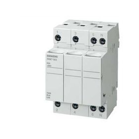 Siemens 3NW7333 20A 8x32 mm 3 Kutuplu Silindirik Kartuş Sigorta Yuvası