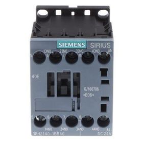 Siemens 3RH2140-1AB00 4NO 24VAC S00 Boy Yardımcı Kontaktör