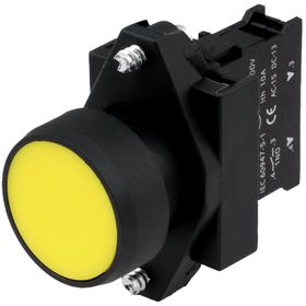 Siemens 3SB6110-0AB10-1CA0 Siyah 1NC Komple Yaylı Buton