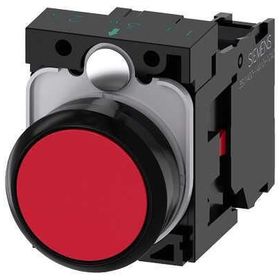 Siemens 3SB6110-0AB20-1CA0 Kırmızı Komple Yay Dönüşlü Buton