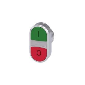 Siemens 3SB6160-3AA24-1MK0 Yeşil/Kırmızı I-0 1 NA + 1 NK İkiz Buton