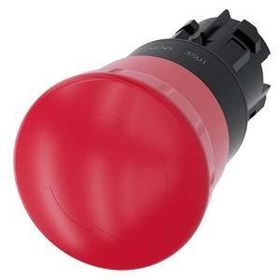 Siemens 3SU1000-1HB20-0AA0 Çevir-Kur 40 mm Acil Stop Mantar Buton