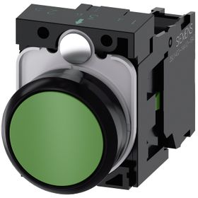 Siemens 3SU1100-0AB40-1BA0 Yeşil Yaylı Buton
