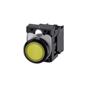 Siemens 3SU1102-0AB30-1BA0 Komple Işıklı Yay Dönüşlü Ac/Dc Sarı Buton