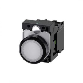 Siemens 3SU1102-0AB60-1BA0 Komple Işıklı Yay Dönüşlü Ac/Dc Beyaz Buton