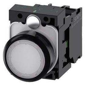 Siemens 3SU1102-0AB60-1BA0 Komple Işıklı Yay Dönüşlü Ac/Dc Beyaz Buton