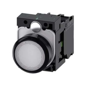 Siemens 3SU1102-0AB60-1BA0 Komple Işıklı Yay Dönüşlü Ac/Dc Beyaz Buton