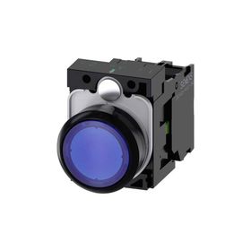 Siemens 3SU1102-6AA50-1AA0 Mavi 24VAC/Dc Led Sinyal Lambası