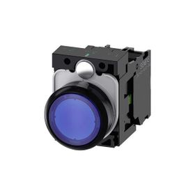 Siemens 3SU1102-6AA50-1AA0 Mavi 24VAC/Dc Led Sinyal Lambası