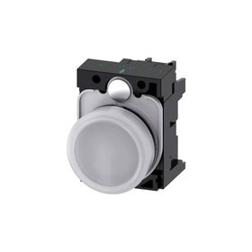 Siemens 3SU1102-6AA60-1AA0 Beyaz 24VAC/Dc Led Sinyal Lambası