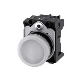 Siemens 3SU1102-6AA60-1AA0 Beyaz 24VAC/Dc Led Sinyal Lambası