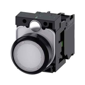 Siemens 3SU1106-0AB60-1BA0 1NO 230VAC Beyaz Ledli Buton