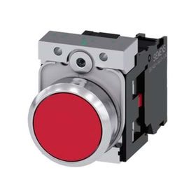 Siemens 3SU1150-0AB20-1CA0 1NC Komple Yay Dönüşlü Metal Kırmızı Buton