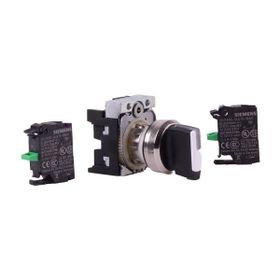 Siemens 3SU1150-2BL60-1NA0 1-0-2 Poz Metal Komple Kalıcı Mandal Buton