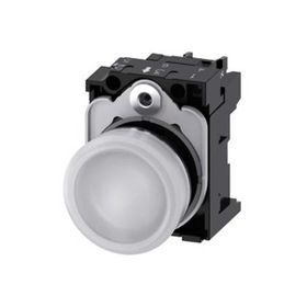 Siemens 3SU1152-6AA60-1AA0 24 AC/DC Metal Komple Ledli Yeşil Sinyal Lambası