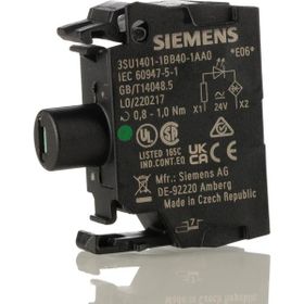 Siemens 3SU1401-1BB40-1AA0 Sirius 24V Siyah Işık Bloğu