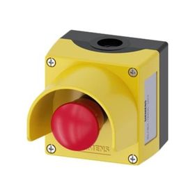 Siemens 3SU1801-0NA00-2AC2 1NC Çevir-Kur Korumalı Kutulu Acil Durdurma Buton Seti