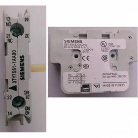 Siemens 3TY7561-1AA00 1 NO 1 NO Yedek Kontak Orjinal