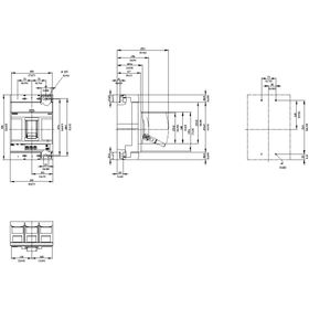 Siemens 3VA2580-5HL32-0AA0 Kompakt Şalter