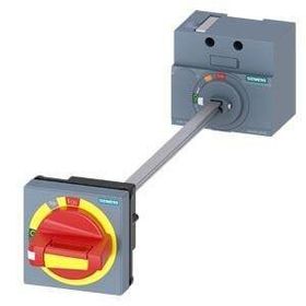 Siemens 3VA9157-0FK25 Uzatma Kollu Tahrik Mekanizma Sarı Kırmızı Acil Stop