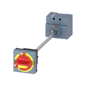 Siemens 3VA9157-0FK25 Uzatma Kollu Tahrik Mekanizma Sarı Kırmızı Acil Stop