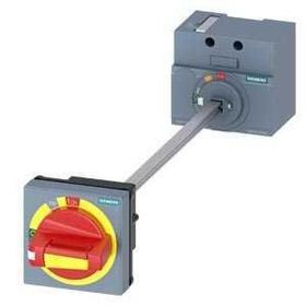 Siemens 3VA9157-0FK25 Uzatma Kollu Tahrik Mekanizma Sarı Kırmızı Acil Stop
