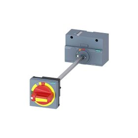 Siemens 3VA9257-0FK25 3VA1 Kompakt Güç Şalteri için Acil Stop Sarı Kırmızı Uzatma Kumanda Kolu Kiti